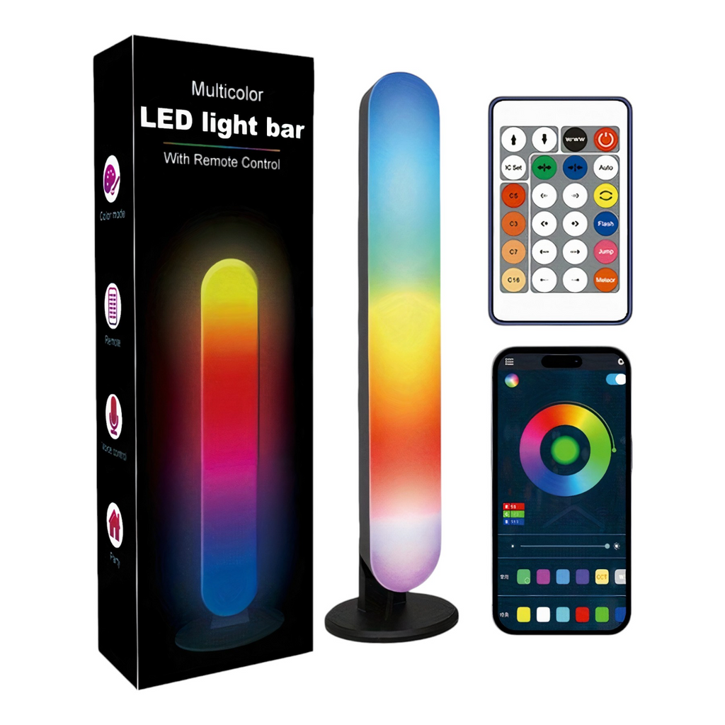 Lumină Ambientală Inteligentă – Atmosferă colorată, Control la Distanță
