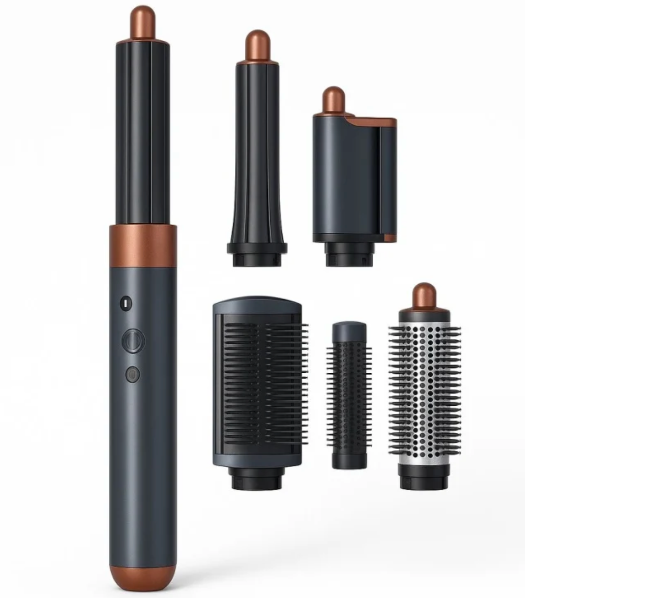 Aparat Multifuncțional pentru Păr – 6 Accesorii pentru Coafuri Diverse