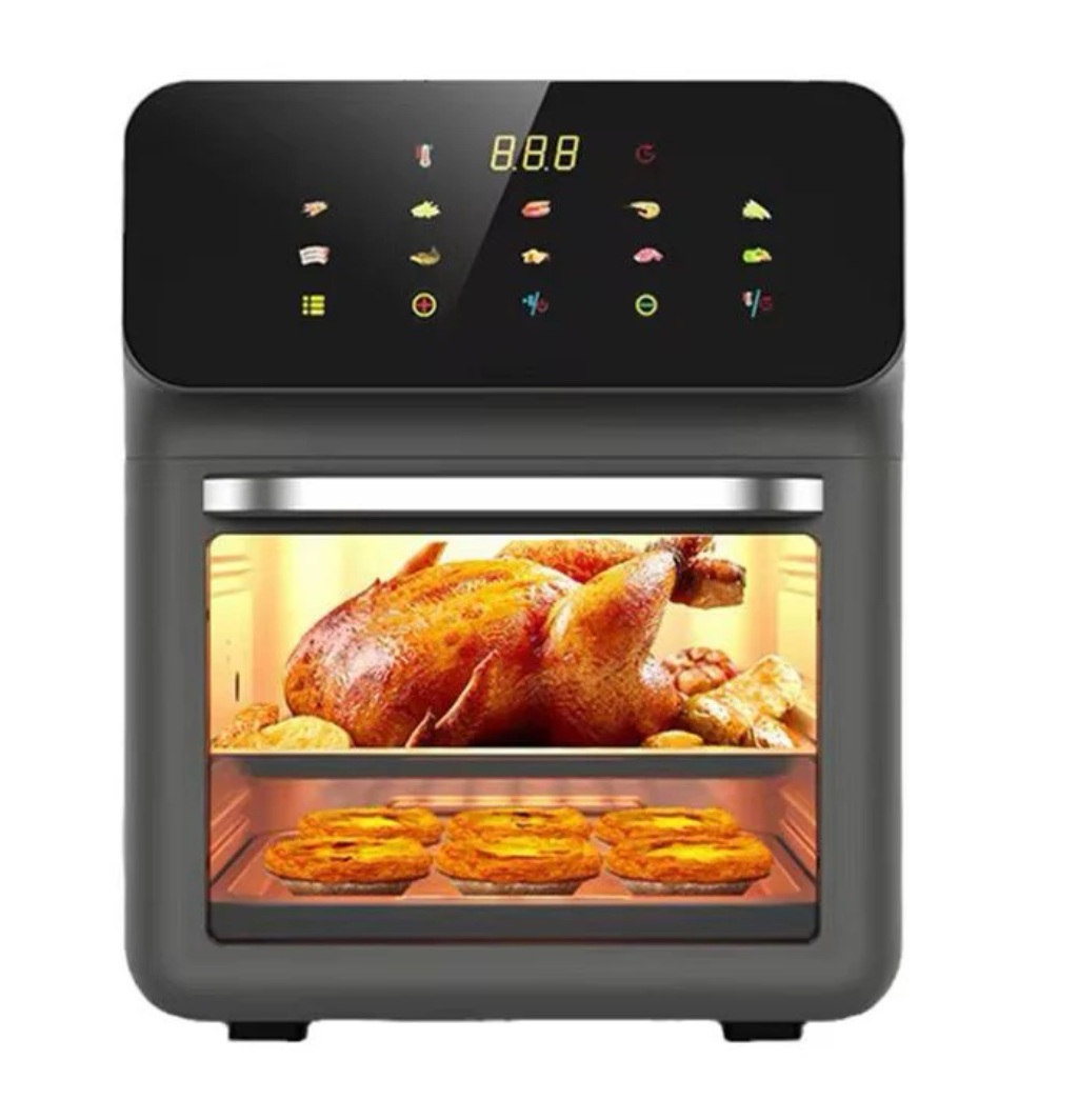 Friteuză Premium cu Aer Cald 12L, 1350W, Panou Touch, Multifuncțională