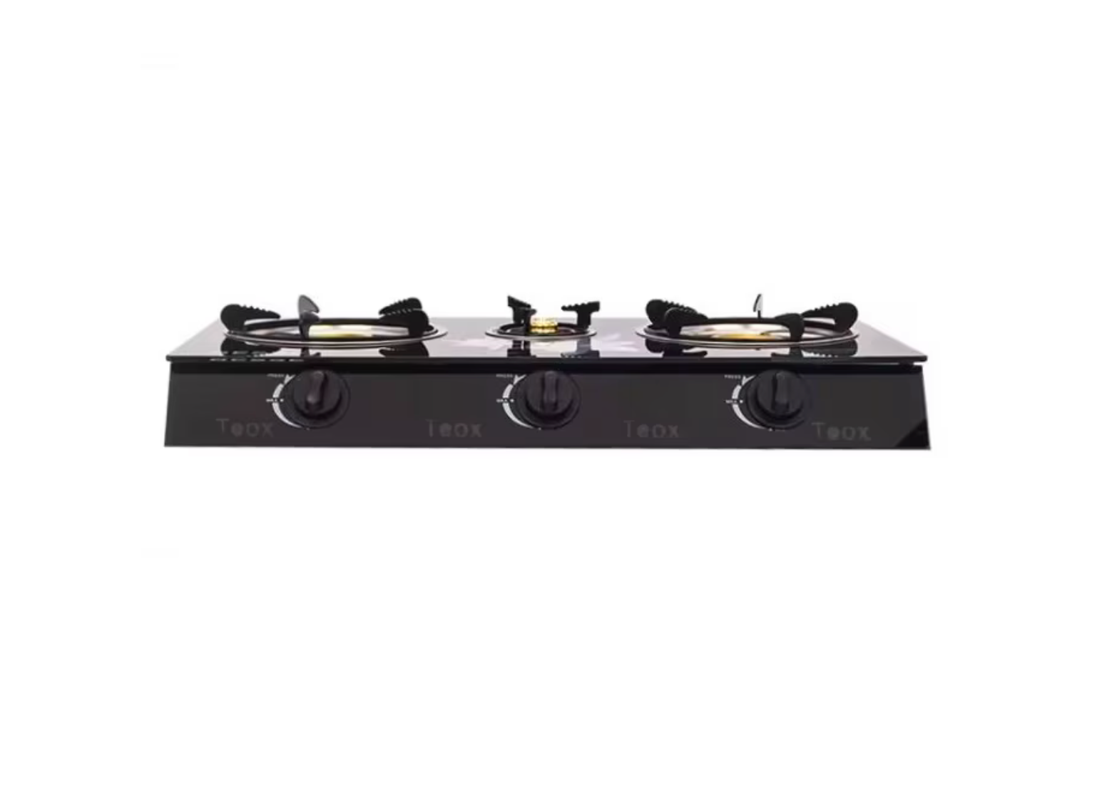 Set Aragaz Butelie 3 Arzatoare, Ceas, Furtun, Coliere, Gpl, Gaz, Sticla Securizata Aprindere Quartz