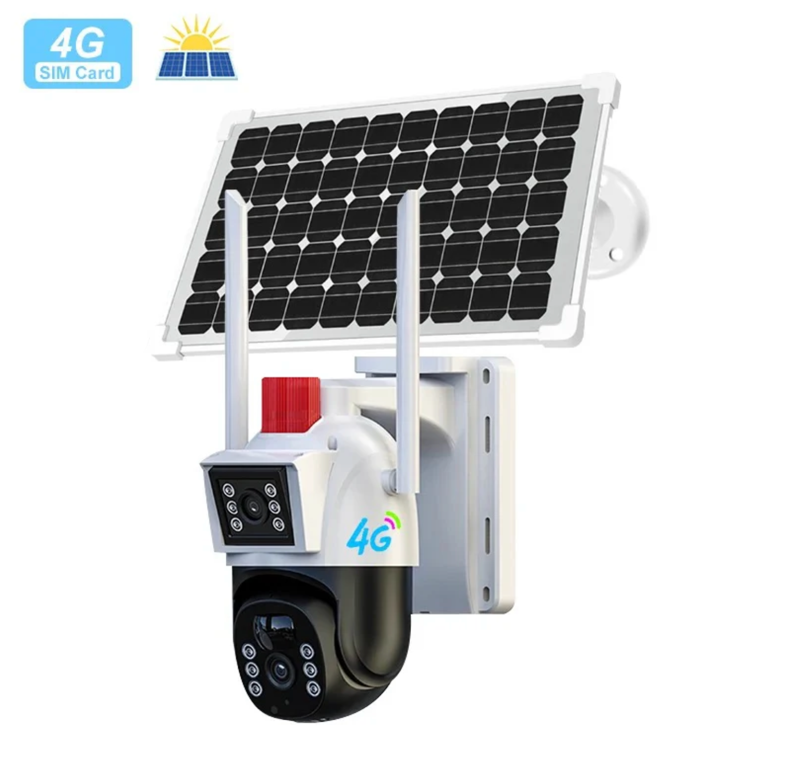 Camera de Supraveghere Duala, 4G, Panou Solar