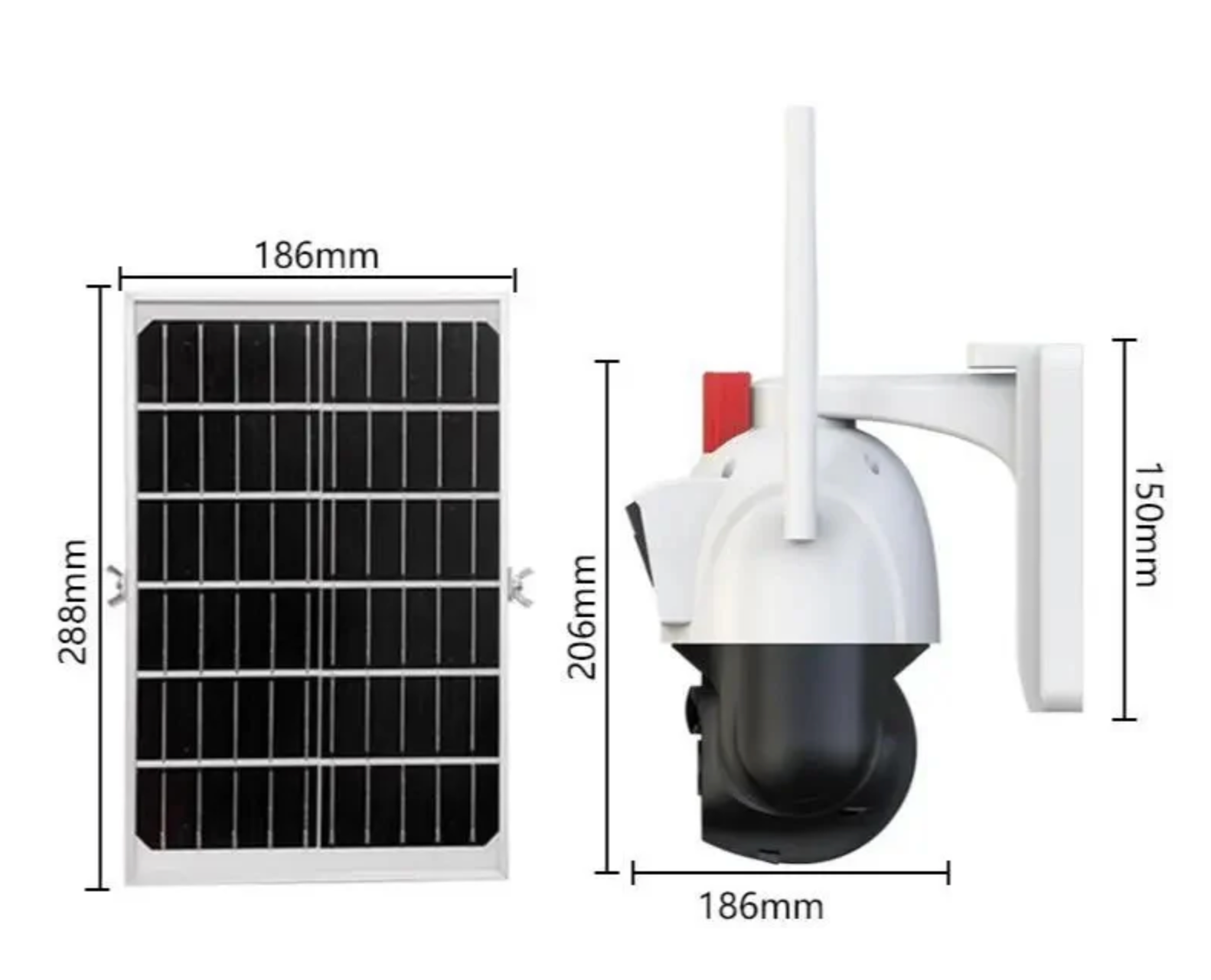 Camera de Supraveghere Duala, 4G, Panou Solar