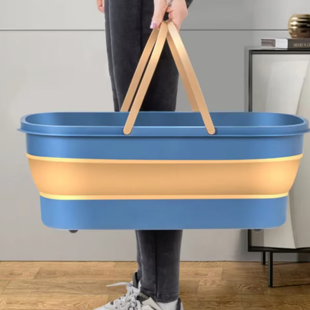 Mop Multifuncțional cu Mâner Inoxidabil, 3 Lavete și Găleată CADOU– Curățare Umedă și Uscată, Cap Rotativ 360°
