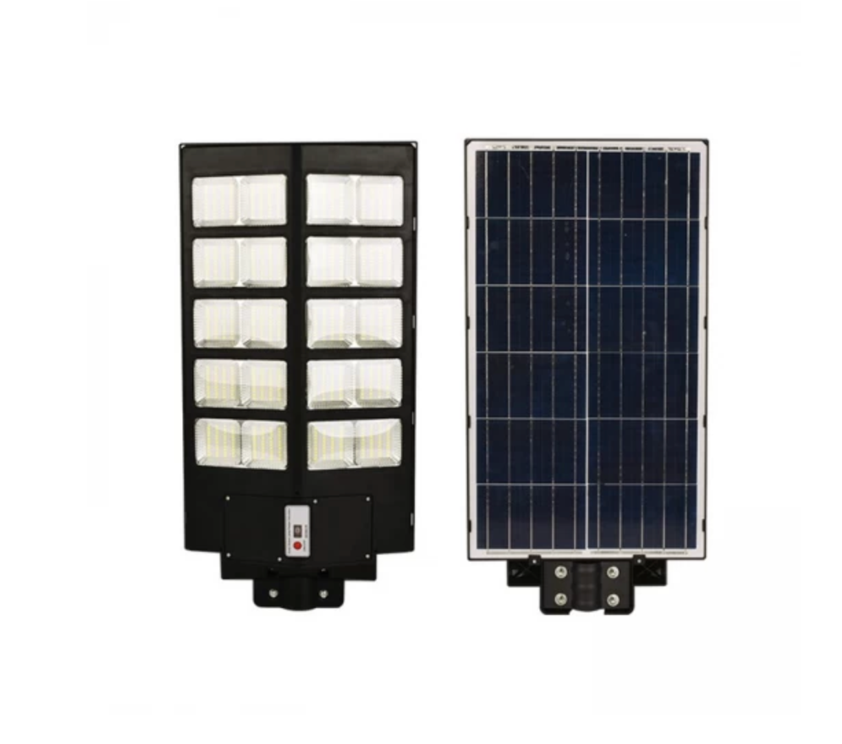 Lampă Solară Stradală sau de Grădină 1000W – cu Panou Solar Integrat, Senzori de Mișcare și Lumină, Telecomandă, IP65
