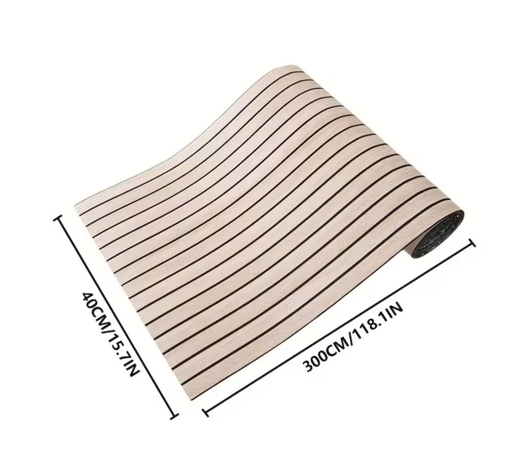 Panou Decorativ Tip Riflaj 3D – Rolă Mare 300x40 cm, Textură Lemn, Ușor de Montat