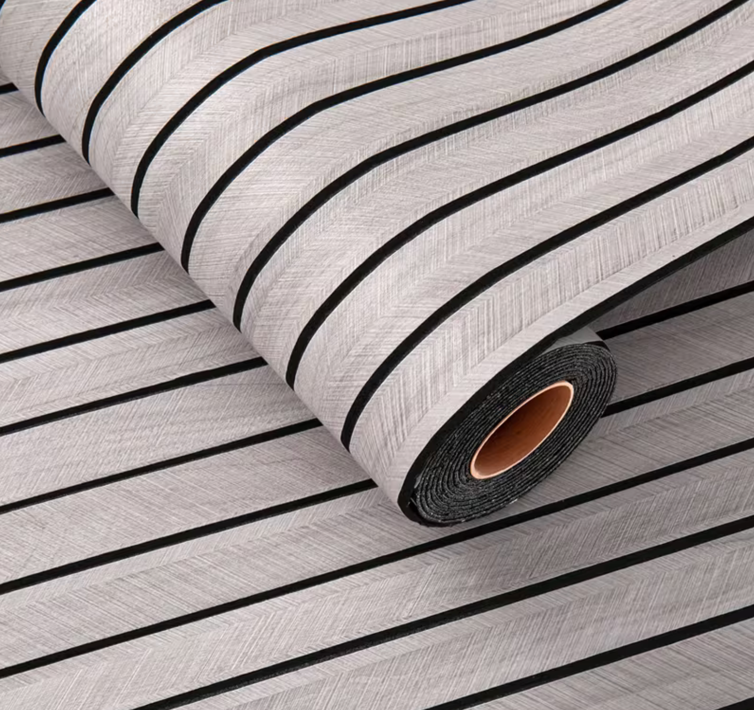 Panou Decorativ Tip Riflaj 3D – Rolă Mare 300x40 cm, Textură Lemn, Ușor de Montat