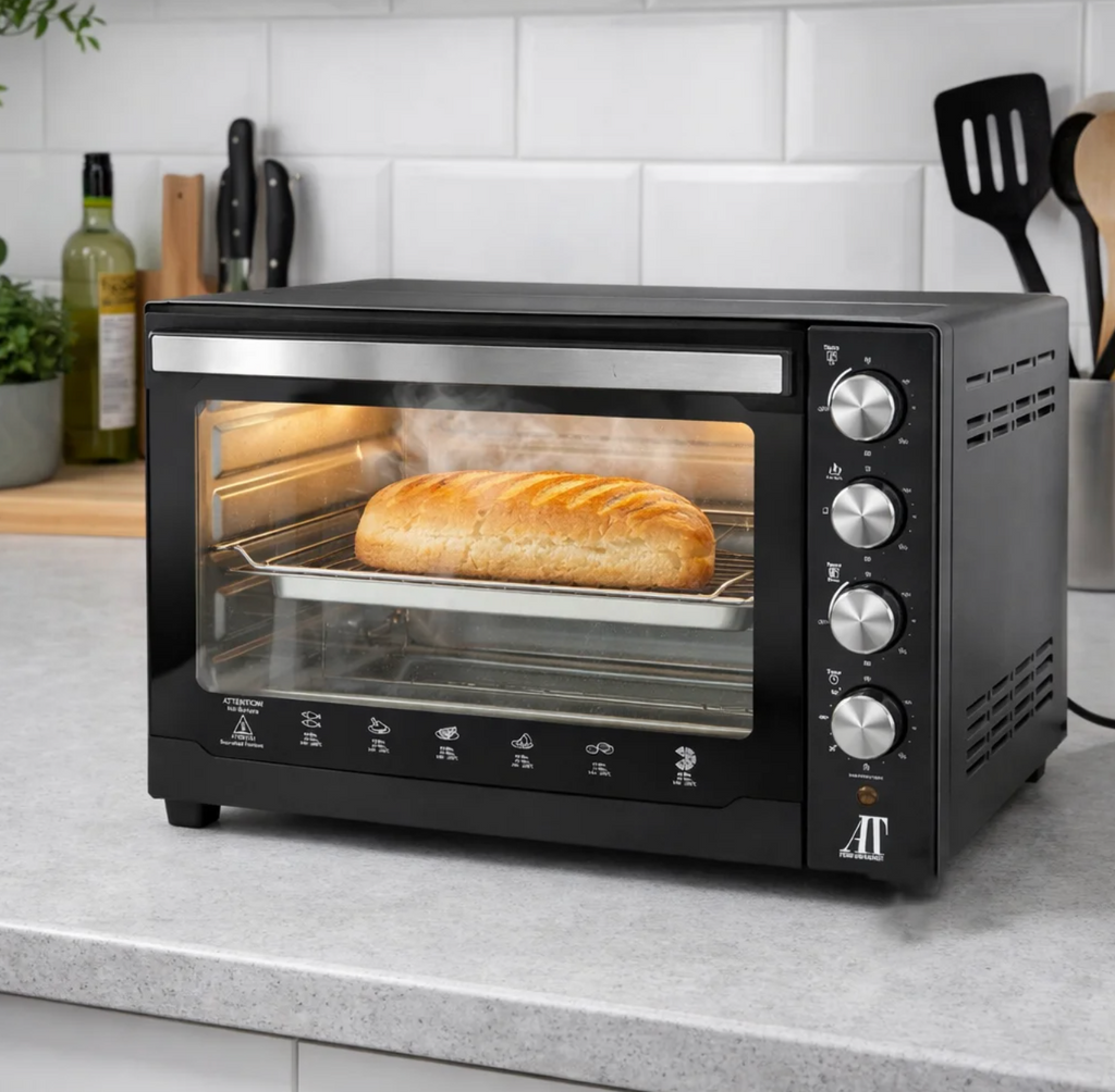 Cuptor Electric 60L, 3000W, Timer 60 min, Negru