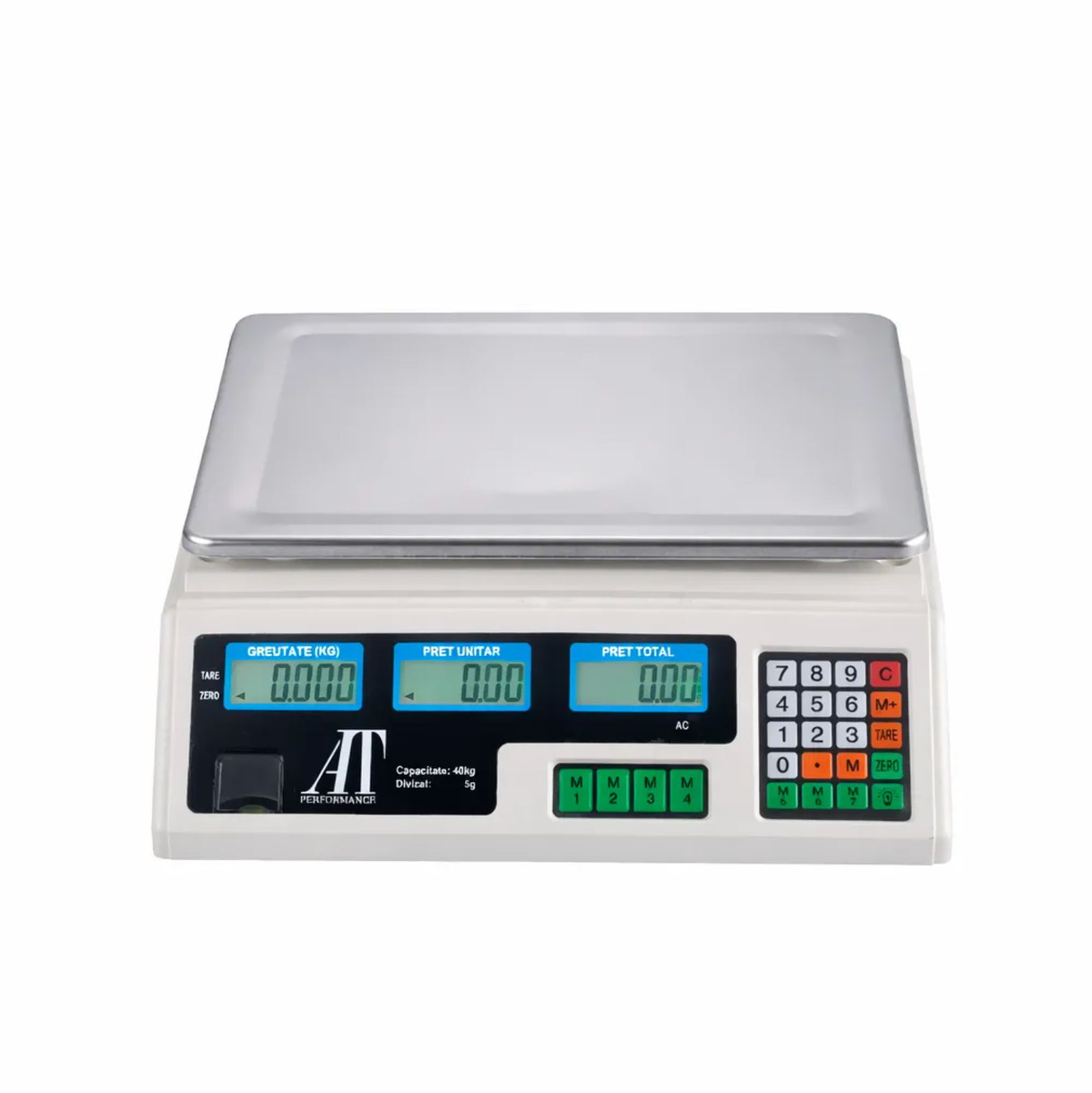 Cantar Electronic ATperformance, 40 kg, Cu Afisaj LCD