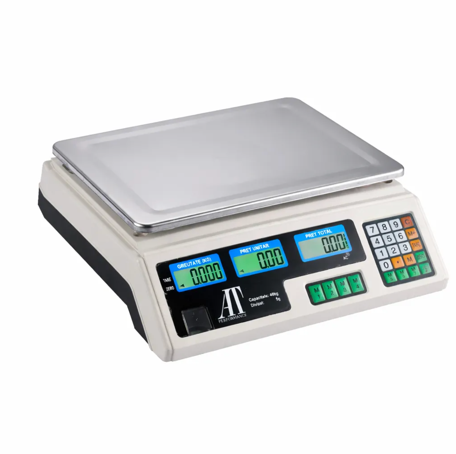 Cantar Electronic ATperformance, 40 kg, Cu Afisaj LCD