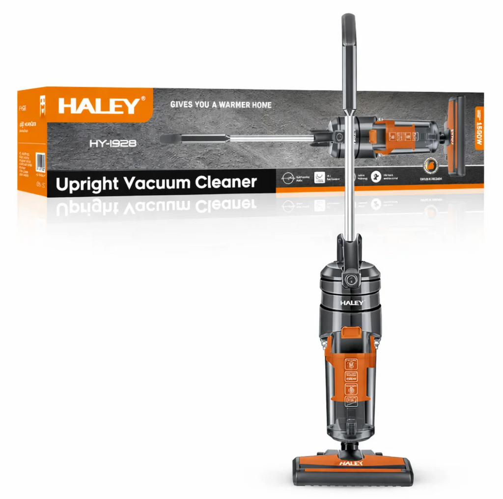 Aspirator Vertical HALEY HY-1928, 1500W, Tehnologie Ciclonică, Filtru HEPA, Recipient 2L