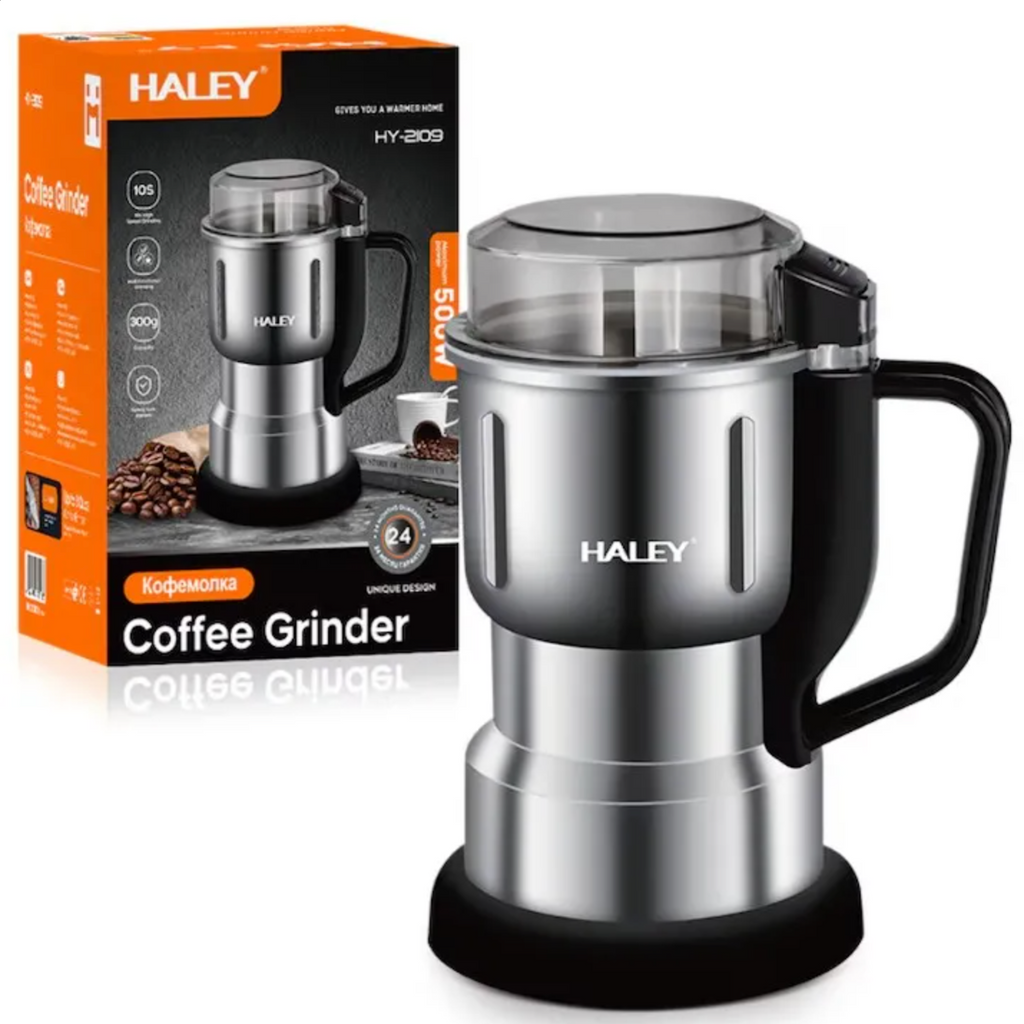 Rasnita Electrica, HALEY HY-2109, pentru Cafea cu Lame, Performanta si Design Elegant