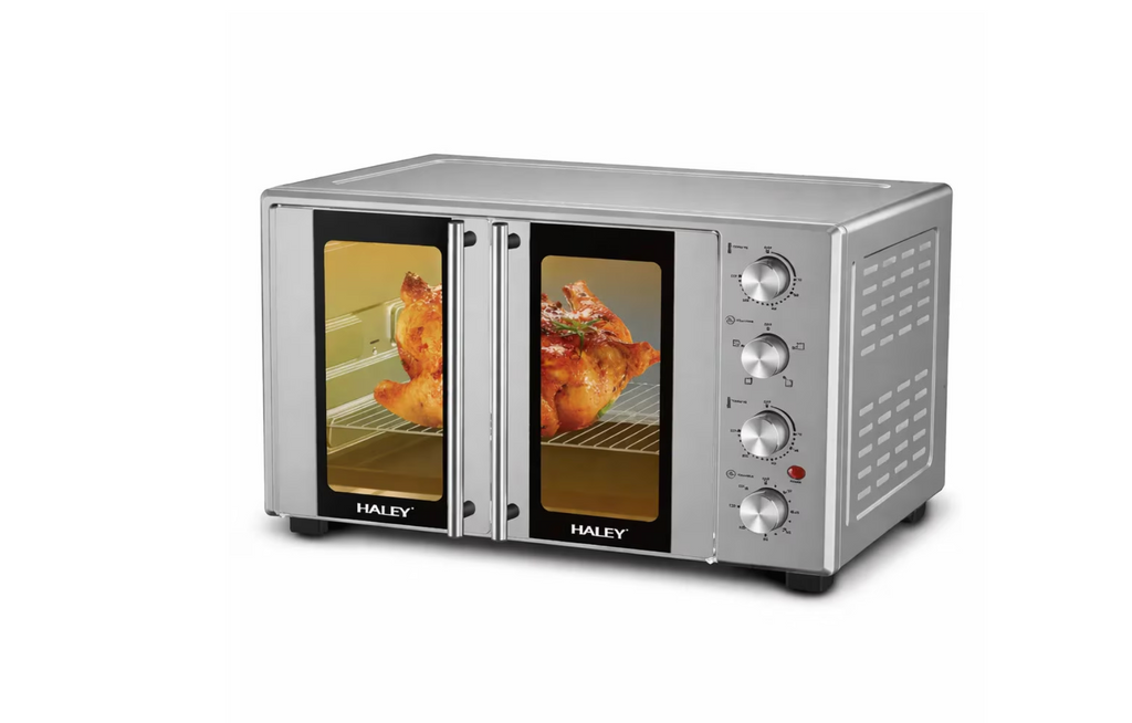 Cuptor Electric HALEY HY-513I, 65L, 3000W, Convectie, Rotisor, Timer 120 min