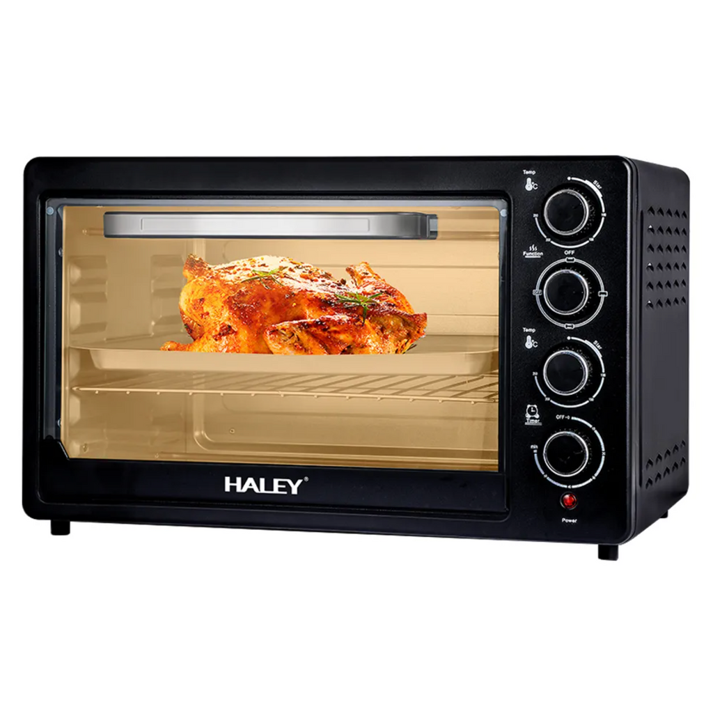 Cuptor Electric HALEY HY-5130, 60L, 2200W, Termostat 80–250°C, Timer 60 min
