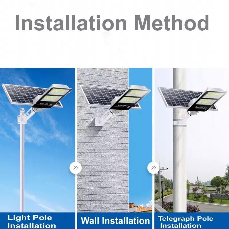 LAMPĂ SOLARĂ STRADALĂ LED JORTAN CU PANOU FOTOVOLTAIC ORIENTABIL 200W