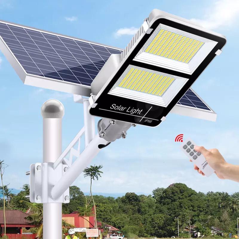 LAMPĂ SOLARĂ STRADALĂ LED JORTAN CU PANOU FOTOVOLTAIC ORIENTABIL 200W
