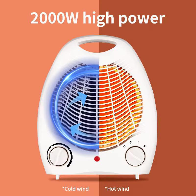 Aeroterma, indicator LED, termostat reglabil, 2 trepte de incalzire 2000 W, protectie supraincalzire