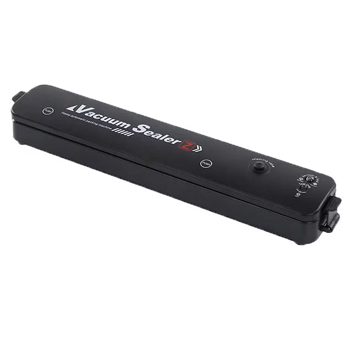 Aparat de Sigilat și Vidat pentru Alimente și Obiecte, Funcție de Vidare Umedă/Uscată/Soft, Putere 90W, 220V, Design Negru