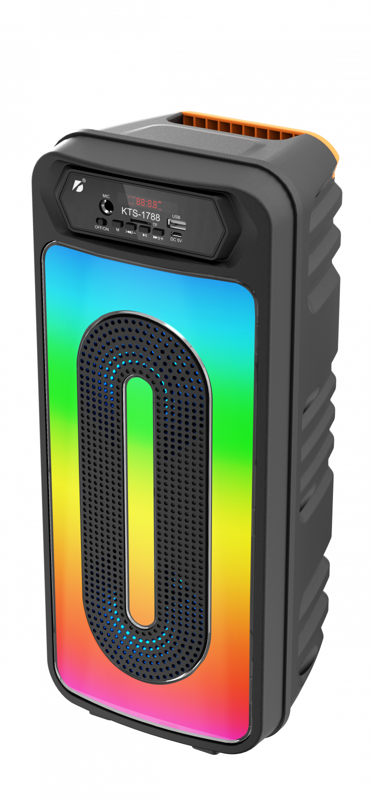 Boxă Portabilă Bluetooth GTS-1788 – Sunet Puternic 10W, Lumini RGB, TWS, Baterie 1500mAh