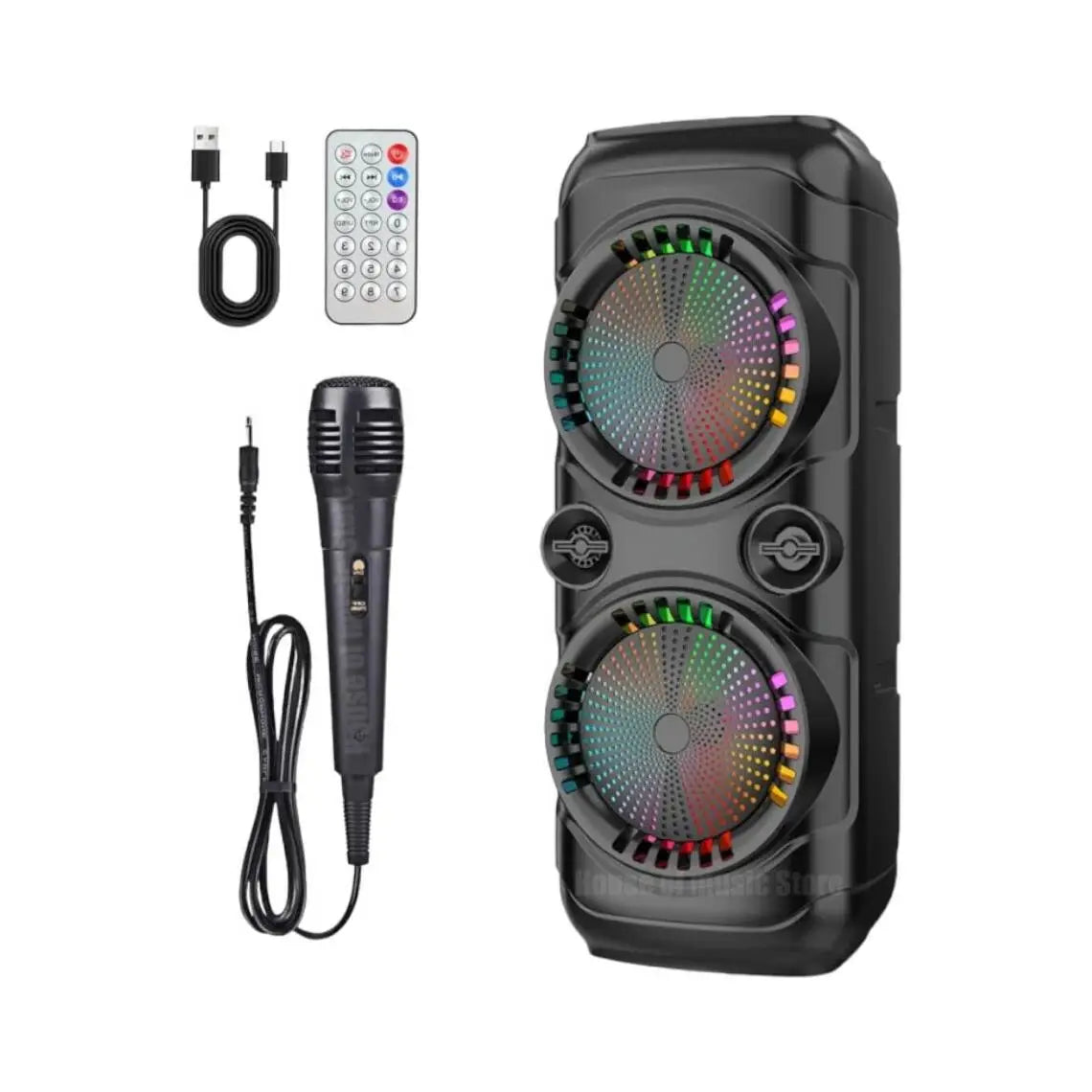 Boxă Profesională Portabilă 300W – Putere, stil și distracție oriunde