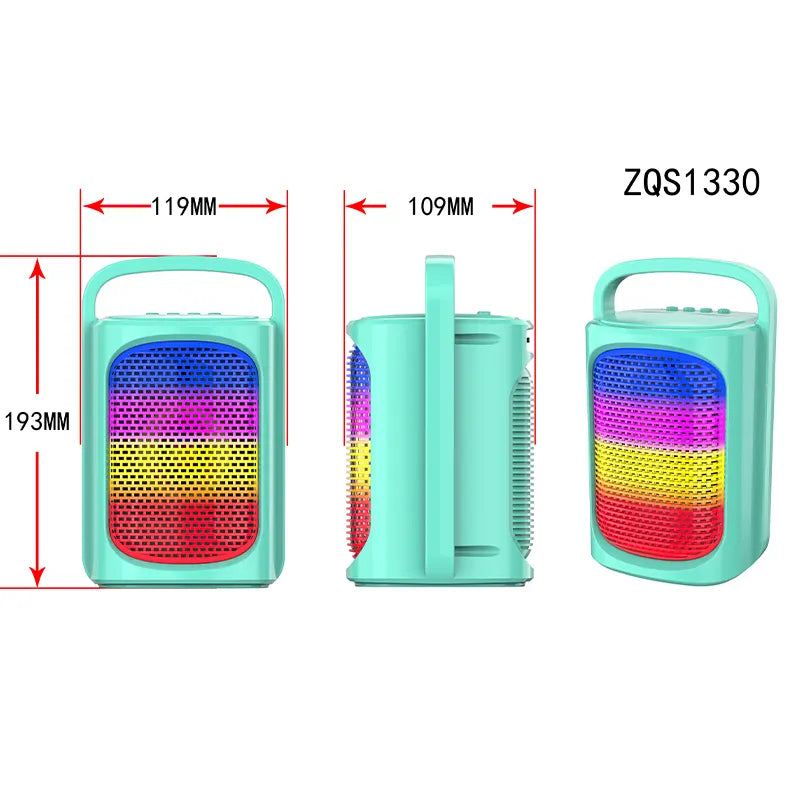 Boxă Portabilă ZQS1330 – Compactă, puternică și gata de distracție