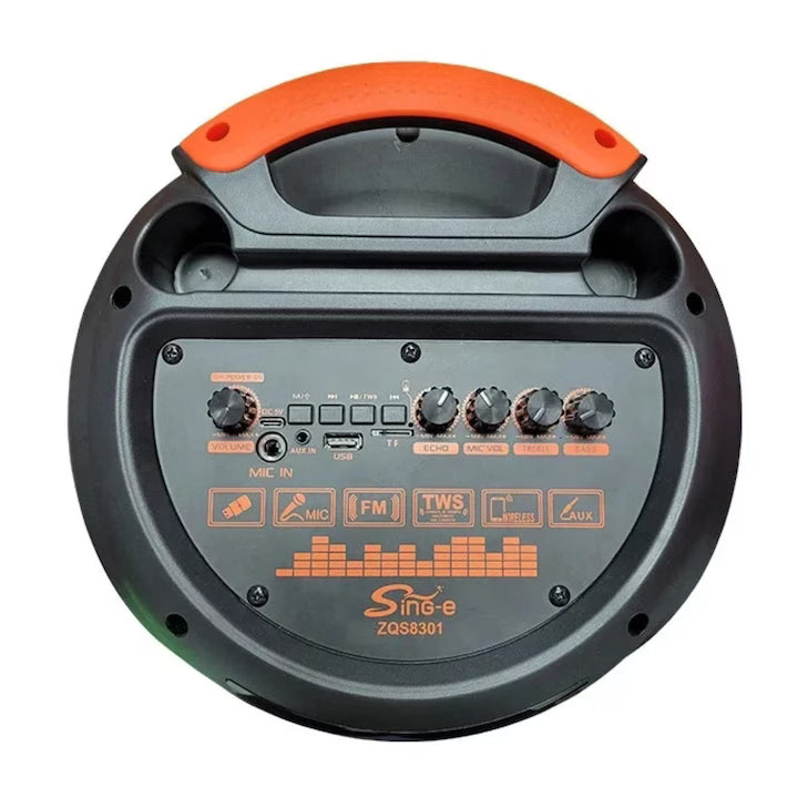 Boxă Portabilă 120W ZQS – Putere, lumină și distracție nelimitată
