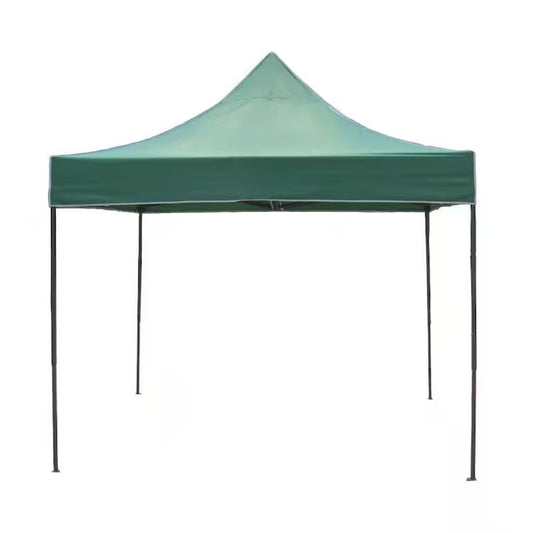 Cort pavilion pliabil, 3x3 m, Cadru metal cu panza impermeabila pentru Curte, Gradina, Evenimente, Verde
