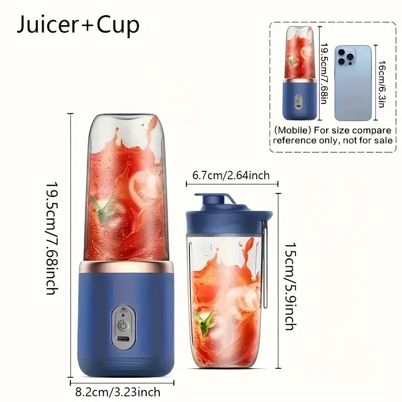 Blender Portabil USB – Perfect pentru Shake-uri și Sucuri Oriunde