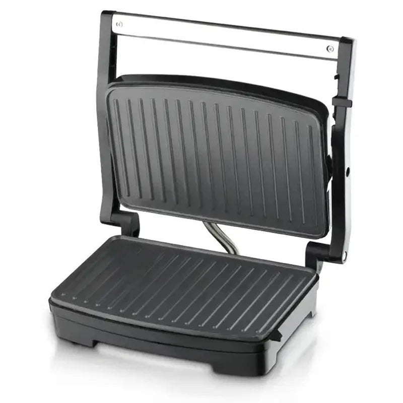 Grill Electric & Sandwich-Maker 850W Aluminiu – Gătit Rapid și Delicios