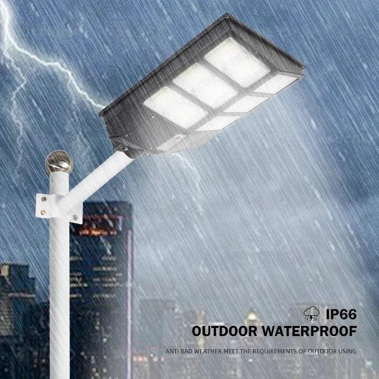LAMPĂ SOLARĂ LED JORTAN 600W CU PANOU FOTOVOLTAIC ȘI TELECOMANDĂ