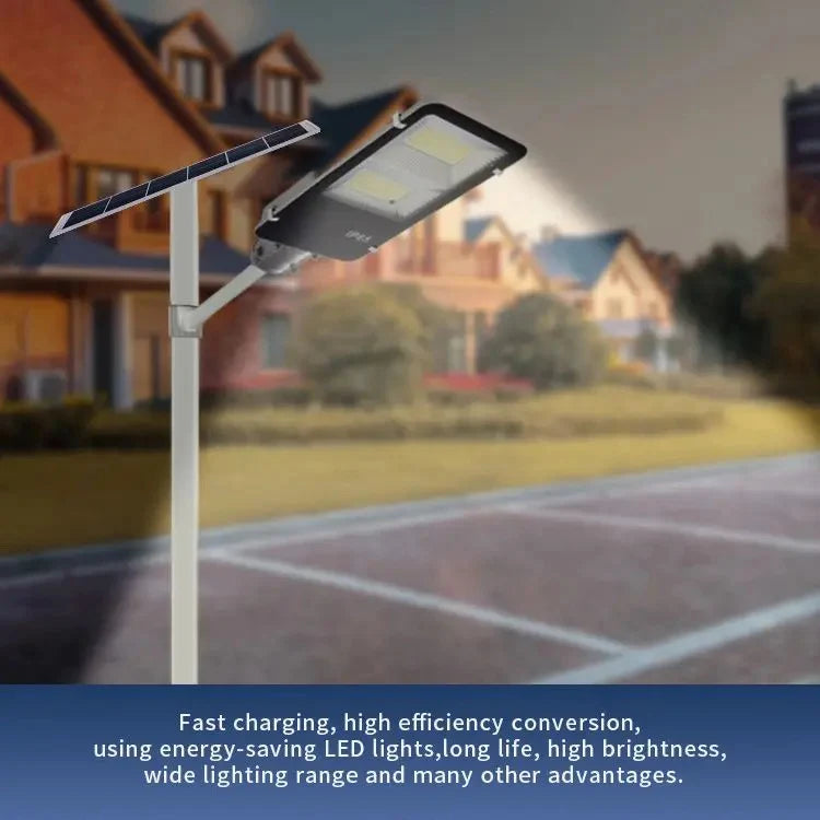 LAMPĂ SOLARĂ STRADALĂ LED JORTAN CU PANOU FOTOVOLTAIC ORIENTABIL 200W