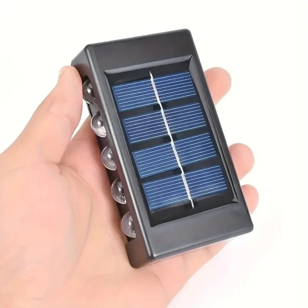 Set 2 Lămpi Solare de Perete cu Iluminare Sus-Jos – Eleganță și Iluminare Inteligentă