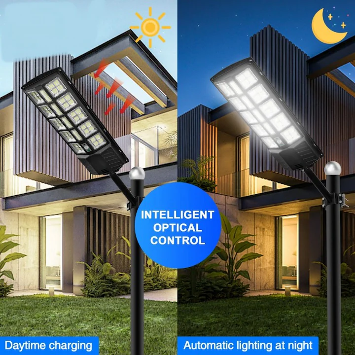Lampa stradala solara integrata cu telecomanda, Putere - 300 W