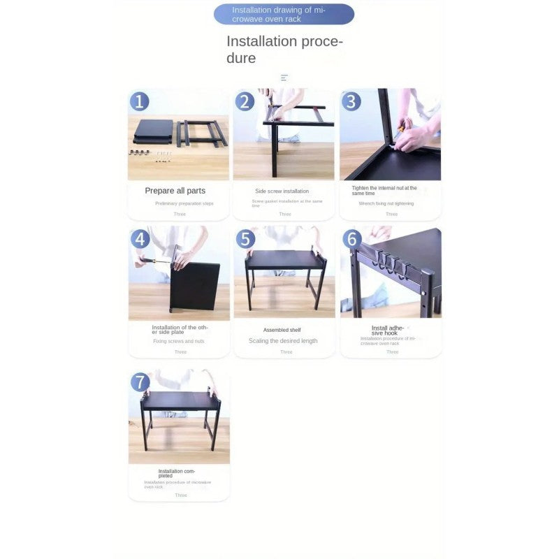 Raft Metalic pentru Cuptor cu Microunde – Economisește Spațiu în Bucătărie