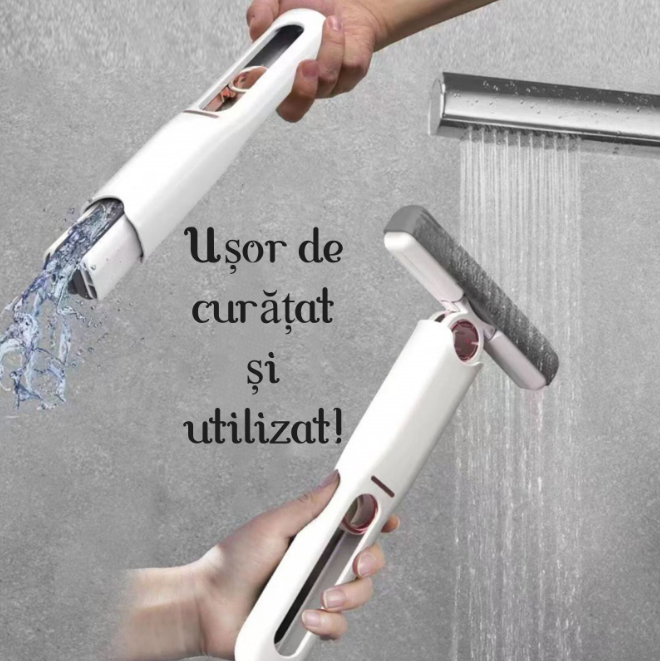 Mini Mop cu Auto-Stoarcere – Curățenie Rapidă și Eficientă!