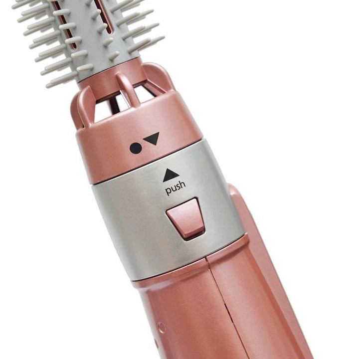 Uscator Par Aparat Multifunctional Coafare, 6 Accesorii, 2200W, Roz Perlat